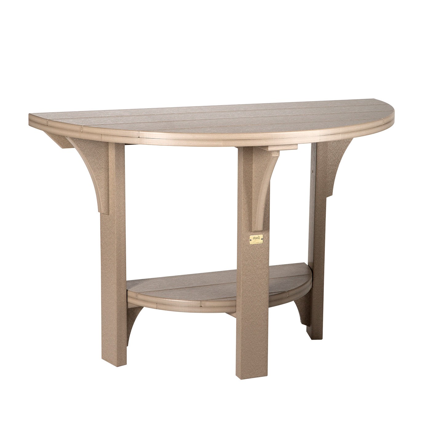 Finch Amish Poly 46 in Half Round Dining Table