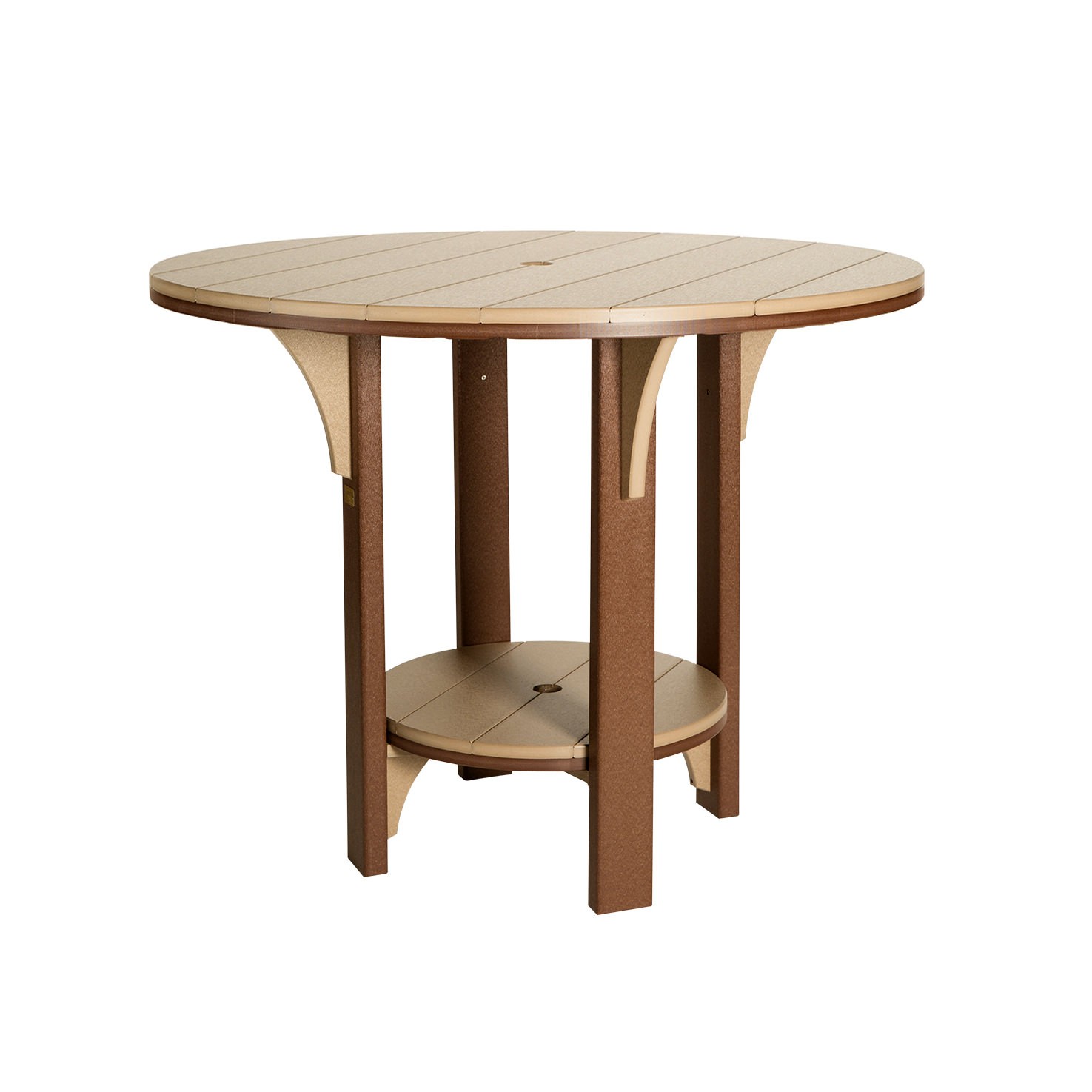 Finch Amish Poly 48 in Great Bay Round Counter Table