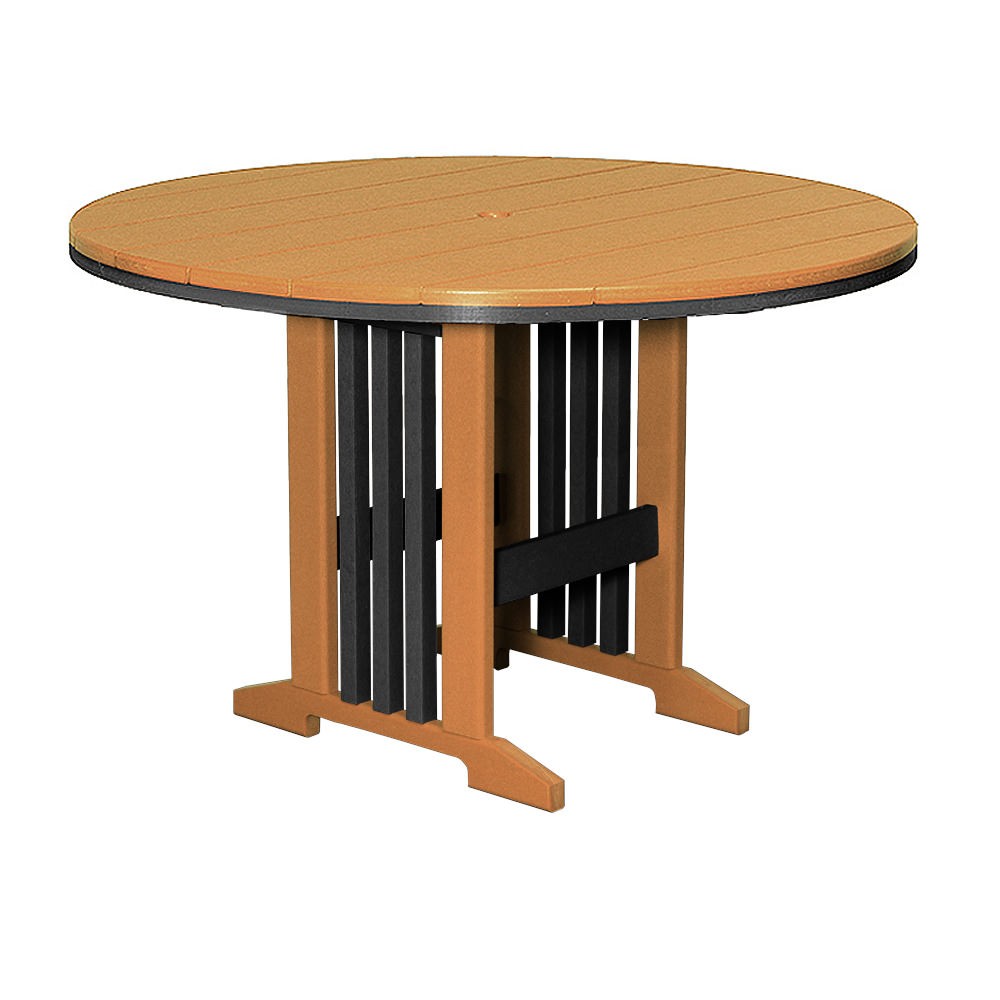 Finch Amish Poly 60 in Keystone Round Counter Table