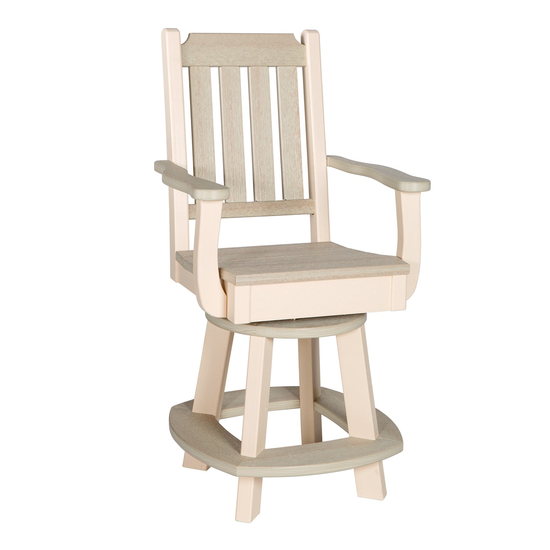 Finch Amish Poly Keystone Swivel Counter Chair