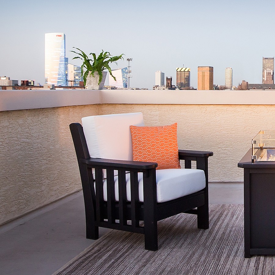 Finch Amish Poly Mission Deep Seating Chair