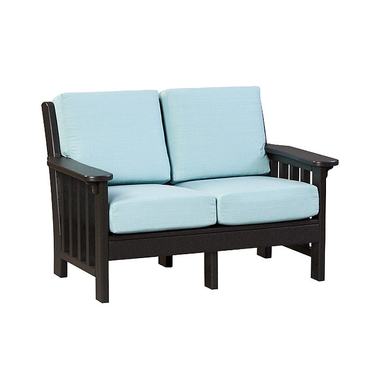 Finch Amish Poly Mission Deep Seating Love Seat