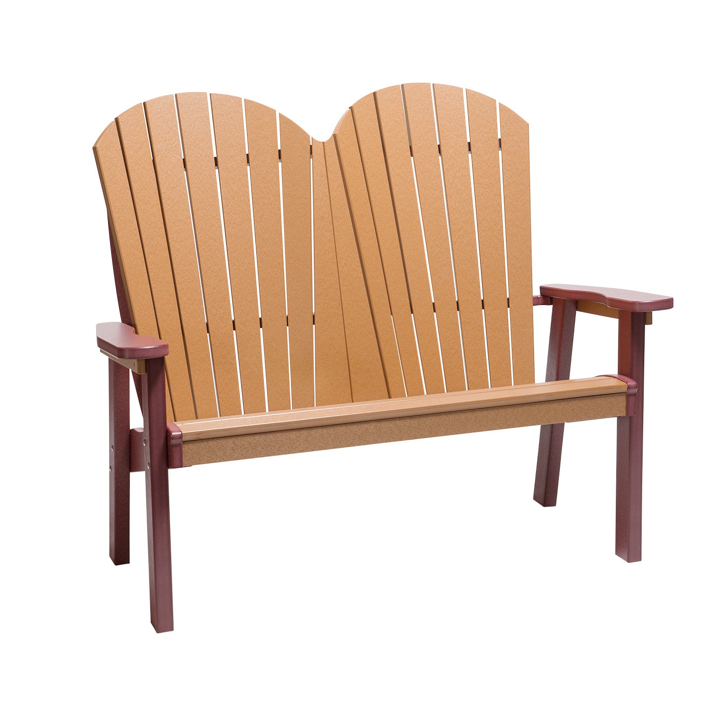 Finch Amish Poly SeaAira Adirondack Bench