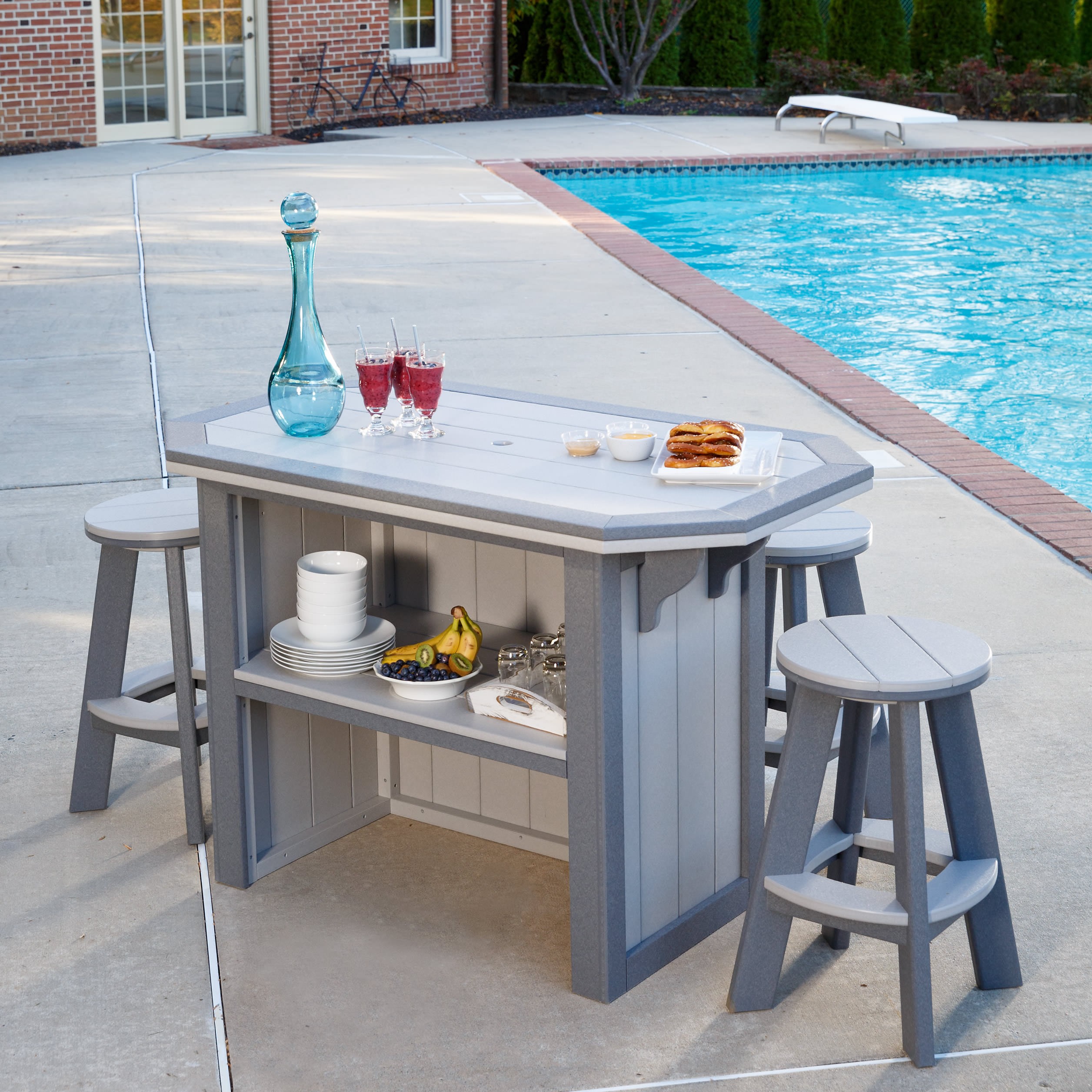 Stools sold separately