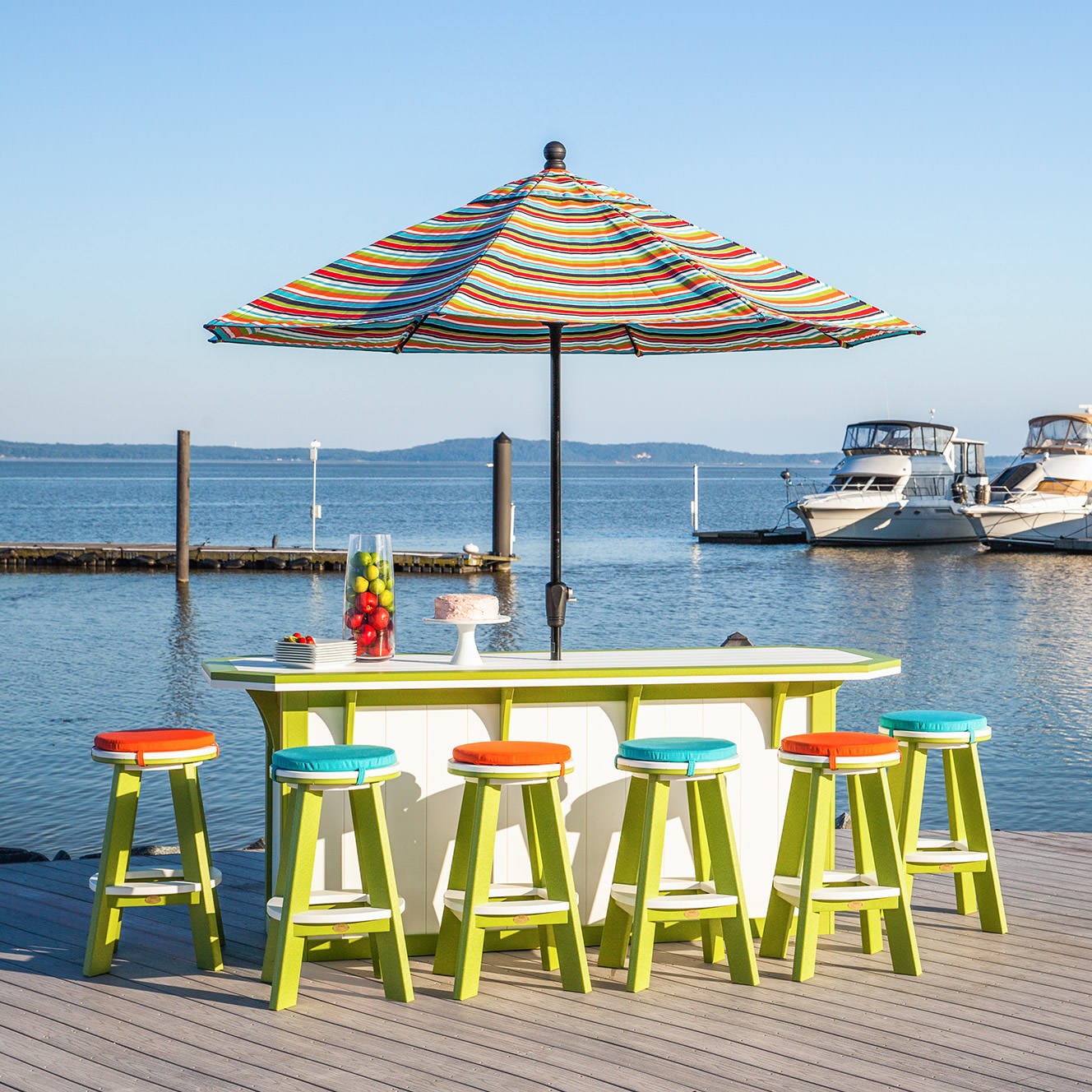 Finch Amish Poly 35 in x 96 in Summerside Bar