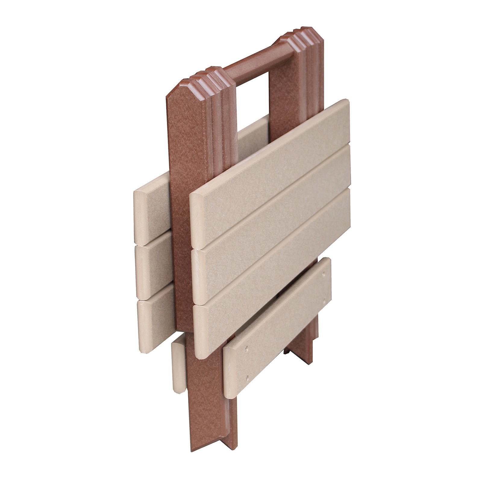 Amish Poly Folding End Table