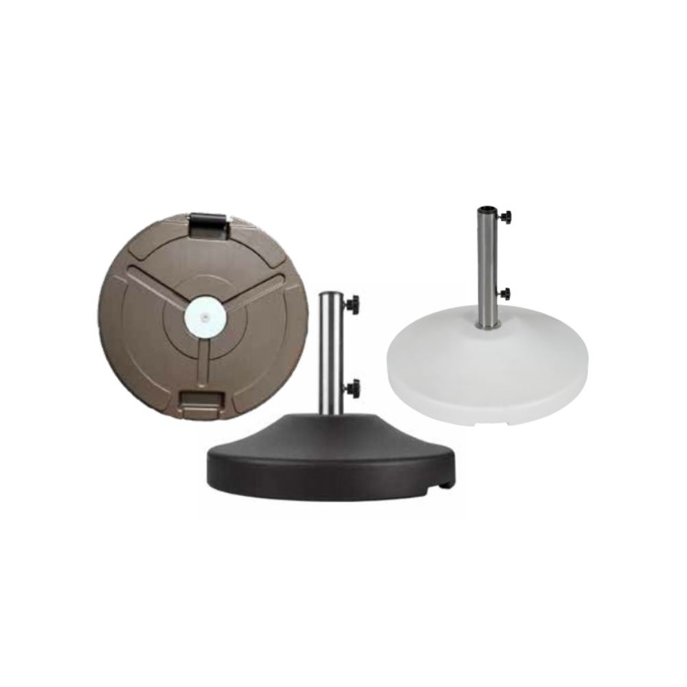 Round Plastic 24 in Umbrella Base