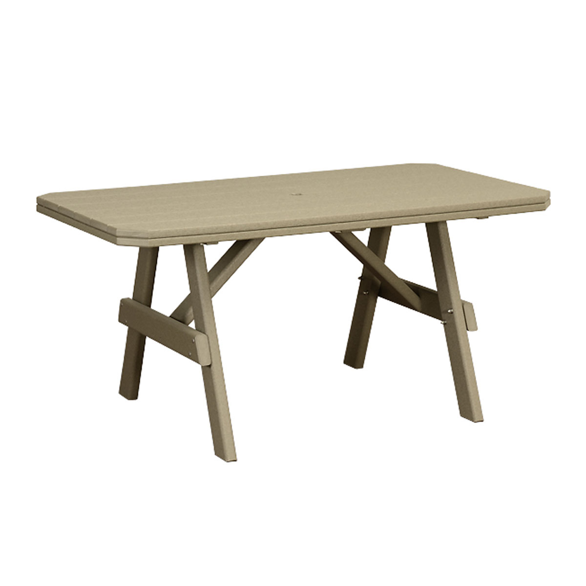 Finch Amish Poly 44 in x 48 in Garden Table