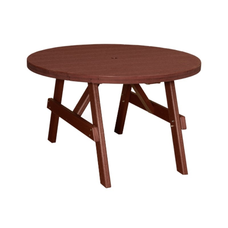 Finch Amish Poly 48 in Round Garden Table