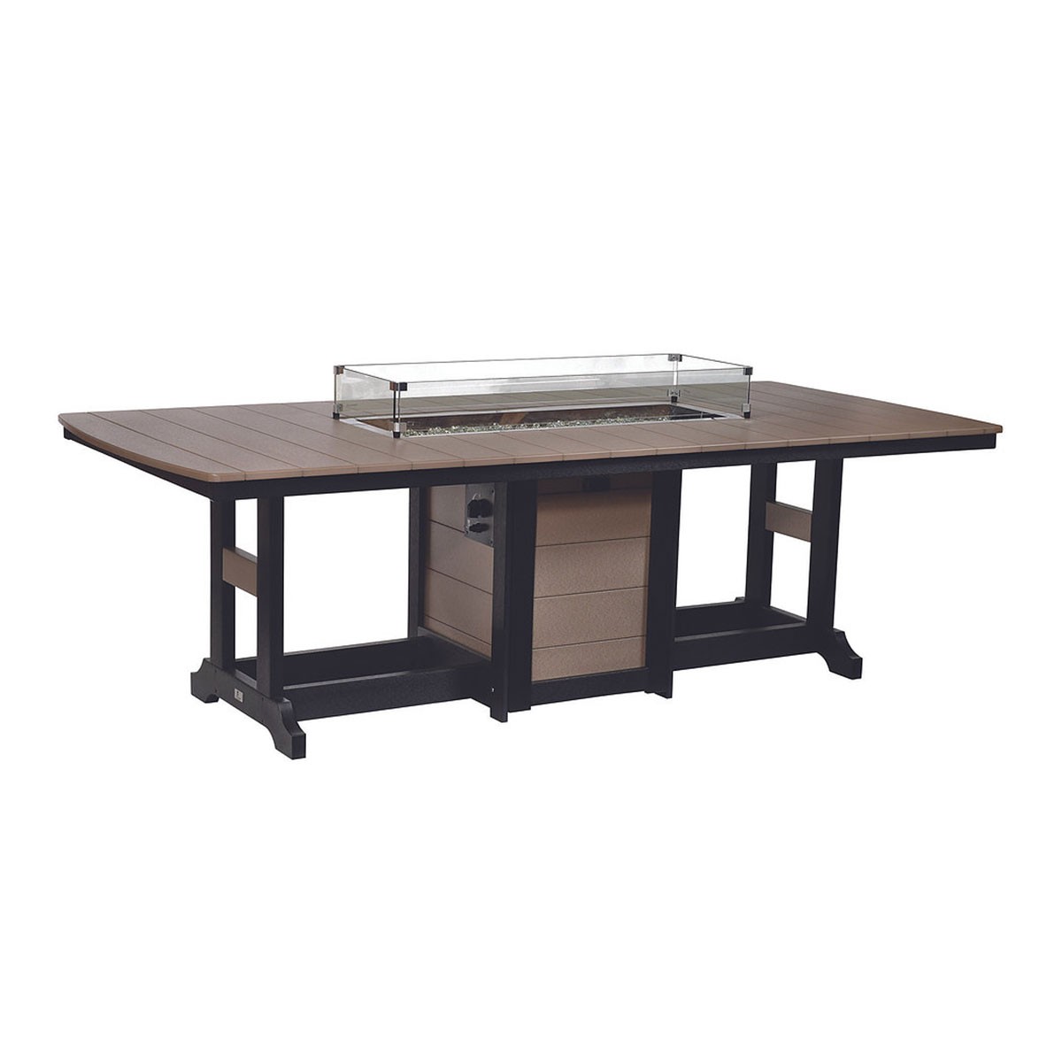 Berlin Gardens Garden Classic 44 in x 96 in Fire Counter Table