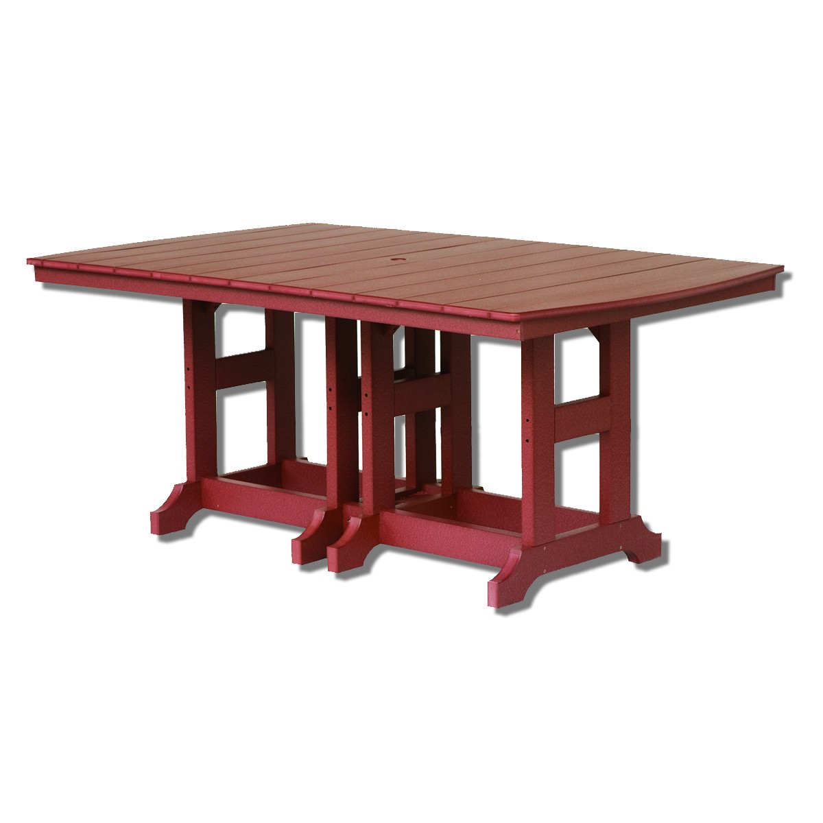 shown in Brazilian Walnut on White