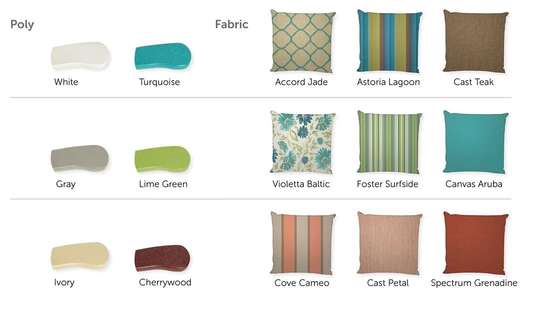 Finch Amish Poly 4 pc Van Buren Conversation Set