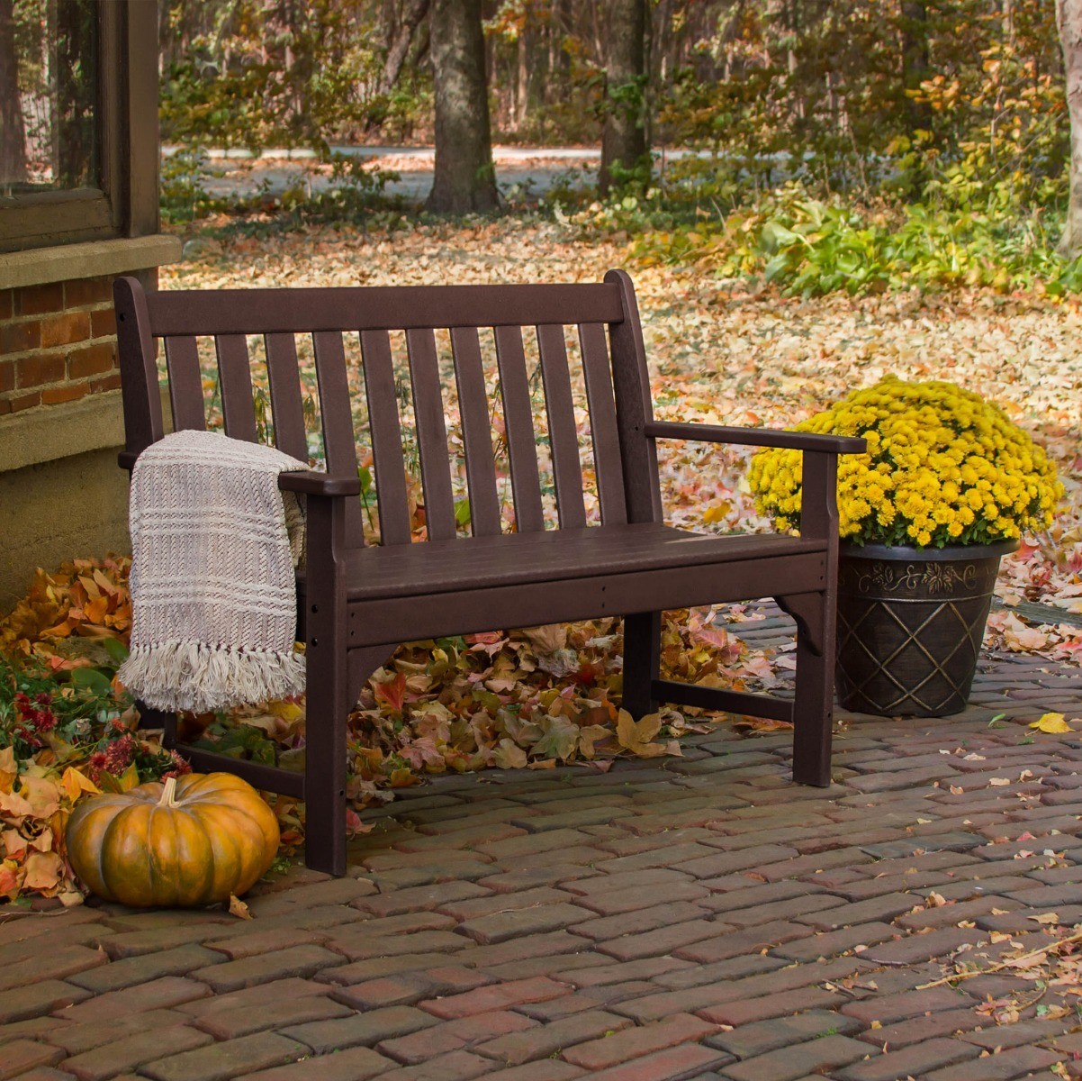 POLYWOOD 48 in Vineyard Bench