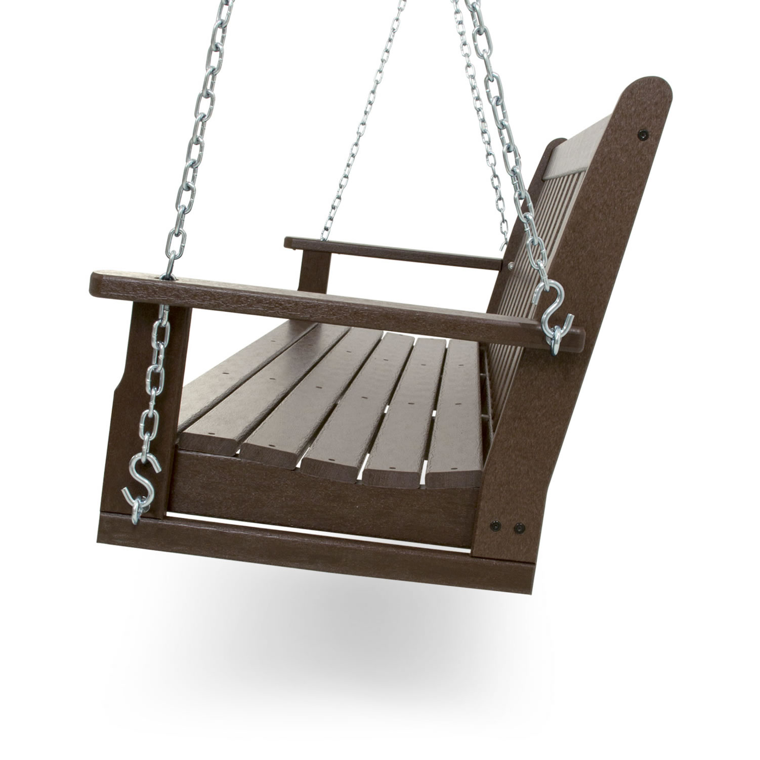 POLYWOOD Vineyard 60 Inch Swing with Chain Kit