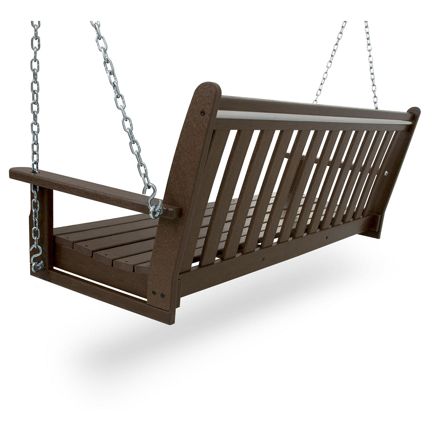 POLYWOOD Vineyard 60 Inch Swing with Chain Kit