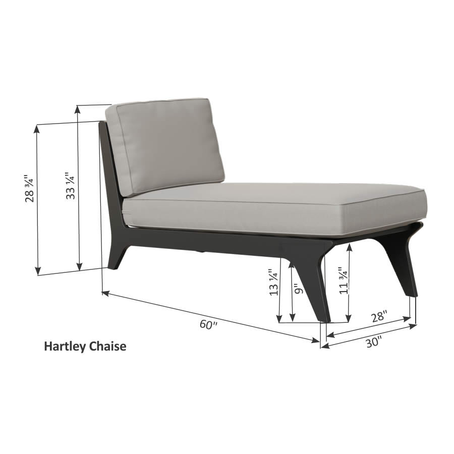 Berlin Gardens Hartley Chaise Lounge