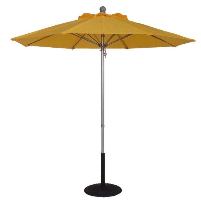 6 1/2 Ft Heavy Duty Aluminum Pop-Up Market Umbrella