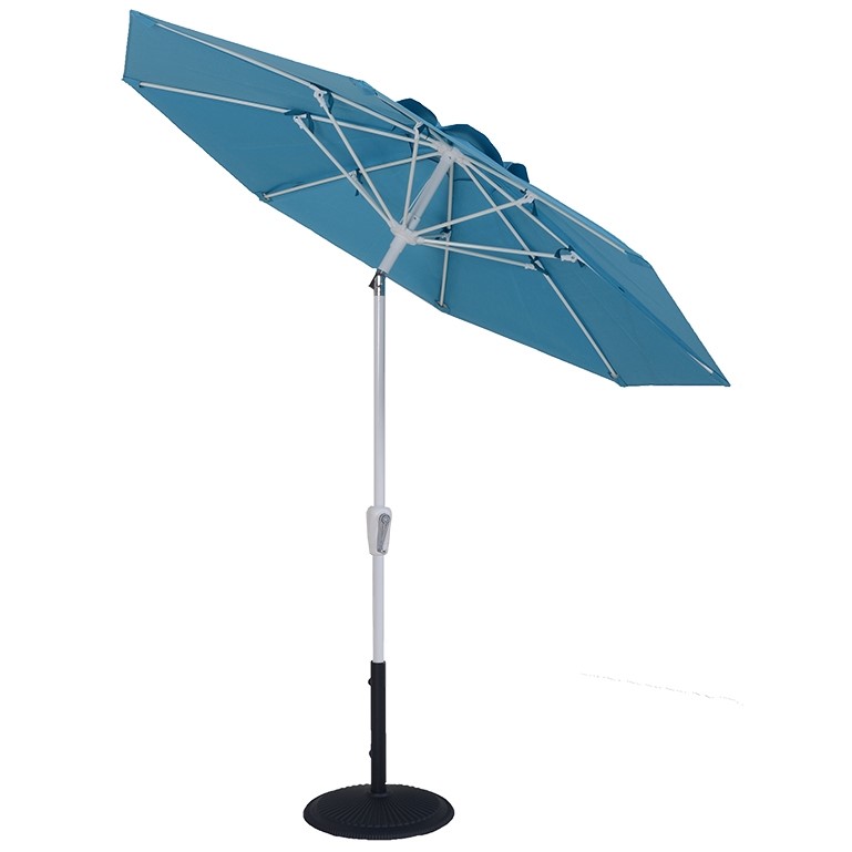 9 Ft Heavy Duty Aluminum Market Umbrella with Crank & Auto-Tilt