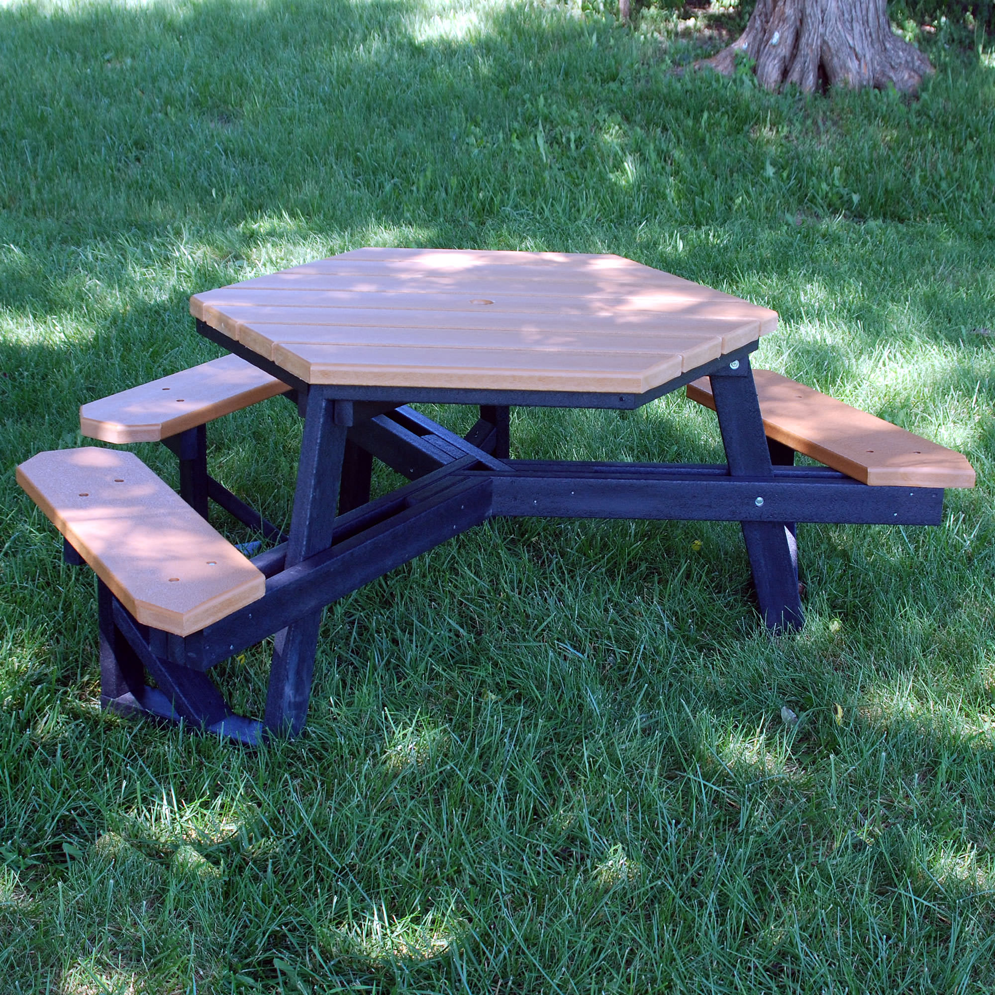 Frog Furnishings Hex Table 6 ft ADA