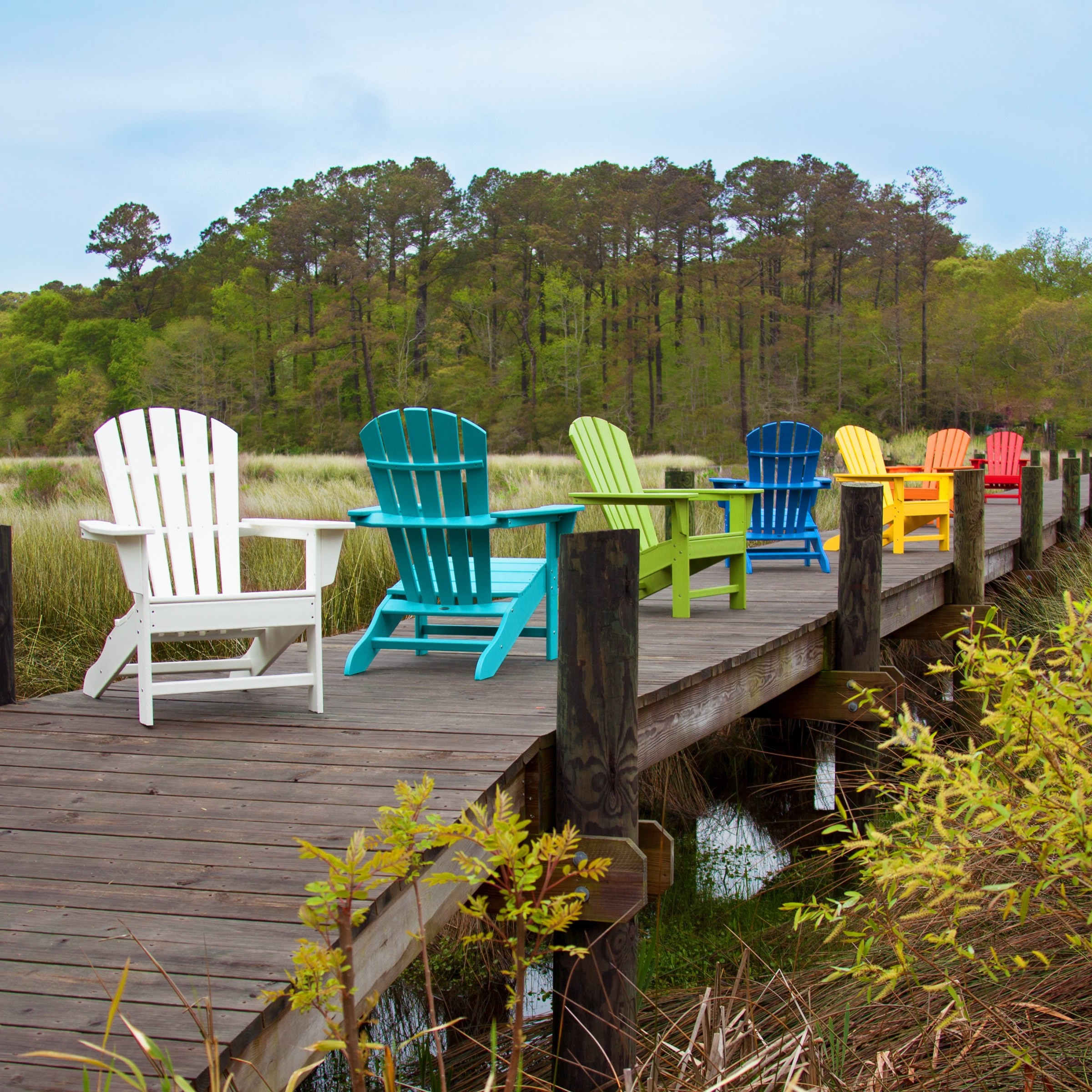 POLYWOOD Palm Coast Adirondack Chair