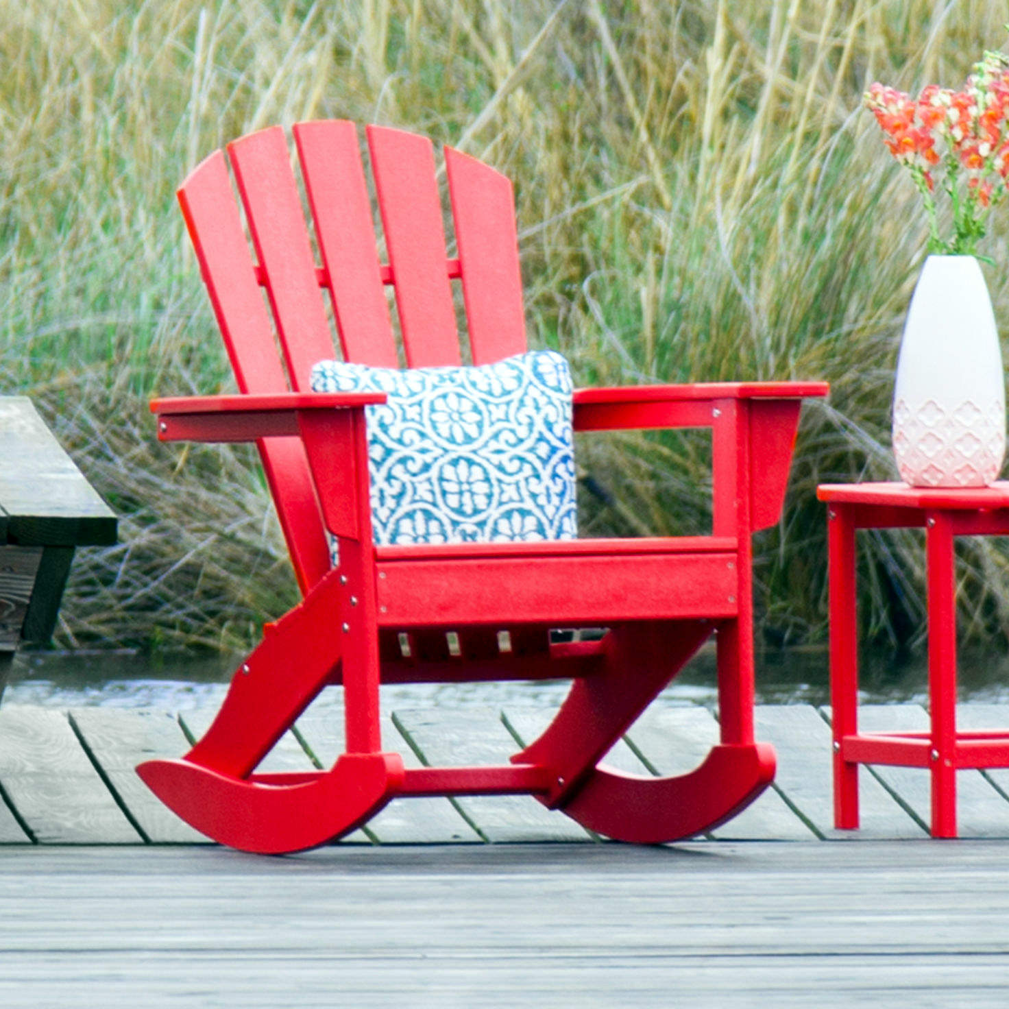 POLYWOOD® Palm Coast Adirondack Rocking Chair