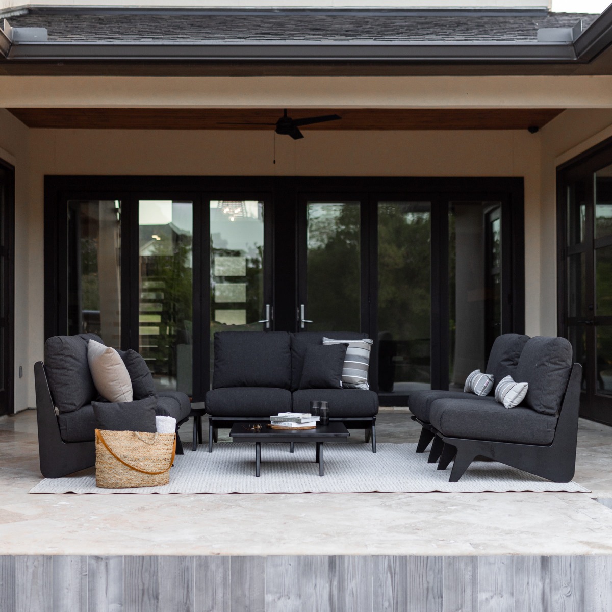 Berlin Gardens Holland Deep Seating Sofa