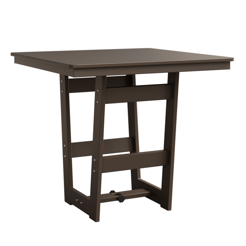Berlin Gardens Hammered-Top Hudson 40 in Square Counter Table