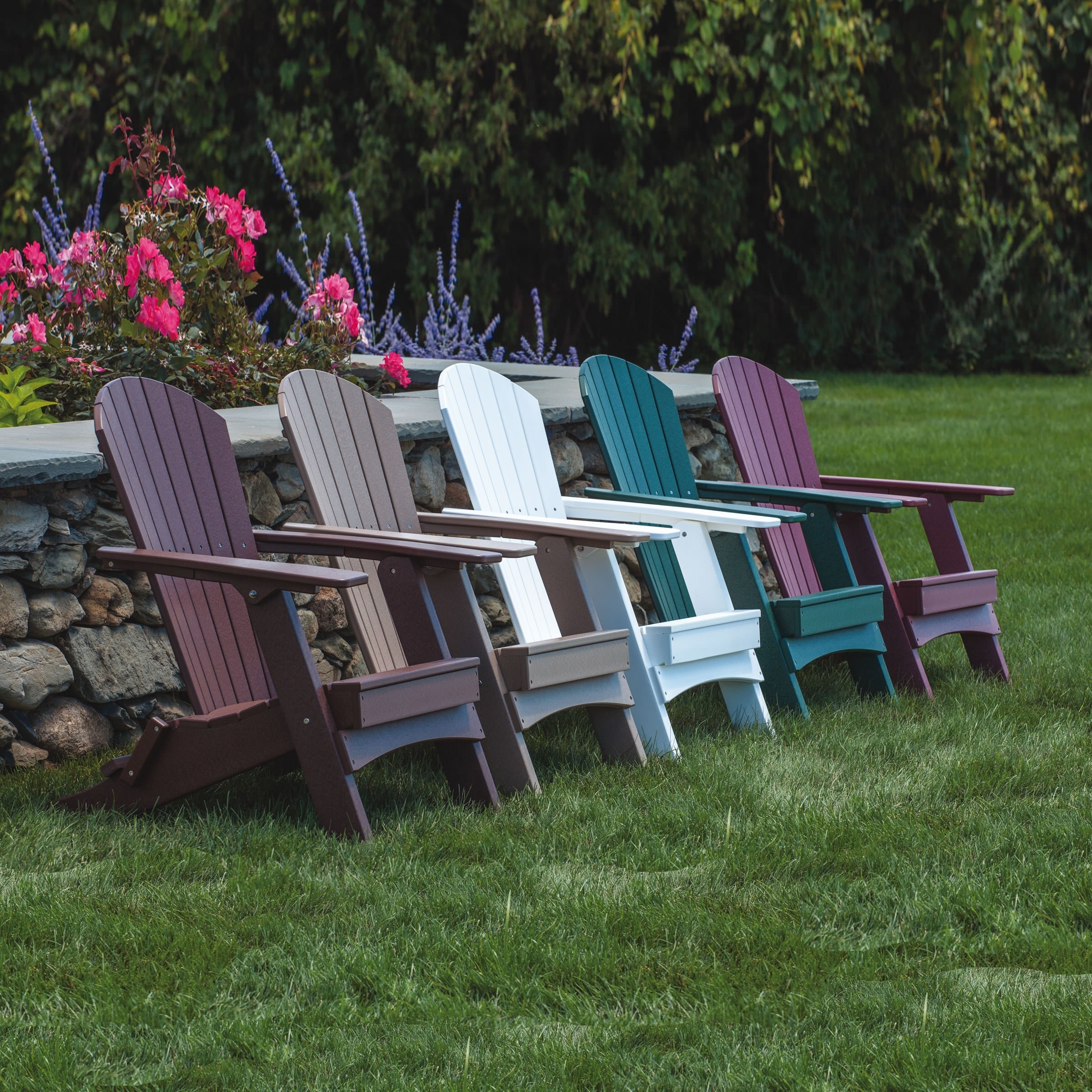 Malibu Outdoor Hyannis Folding Adirondack Chair