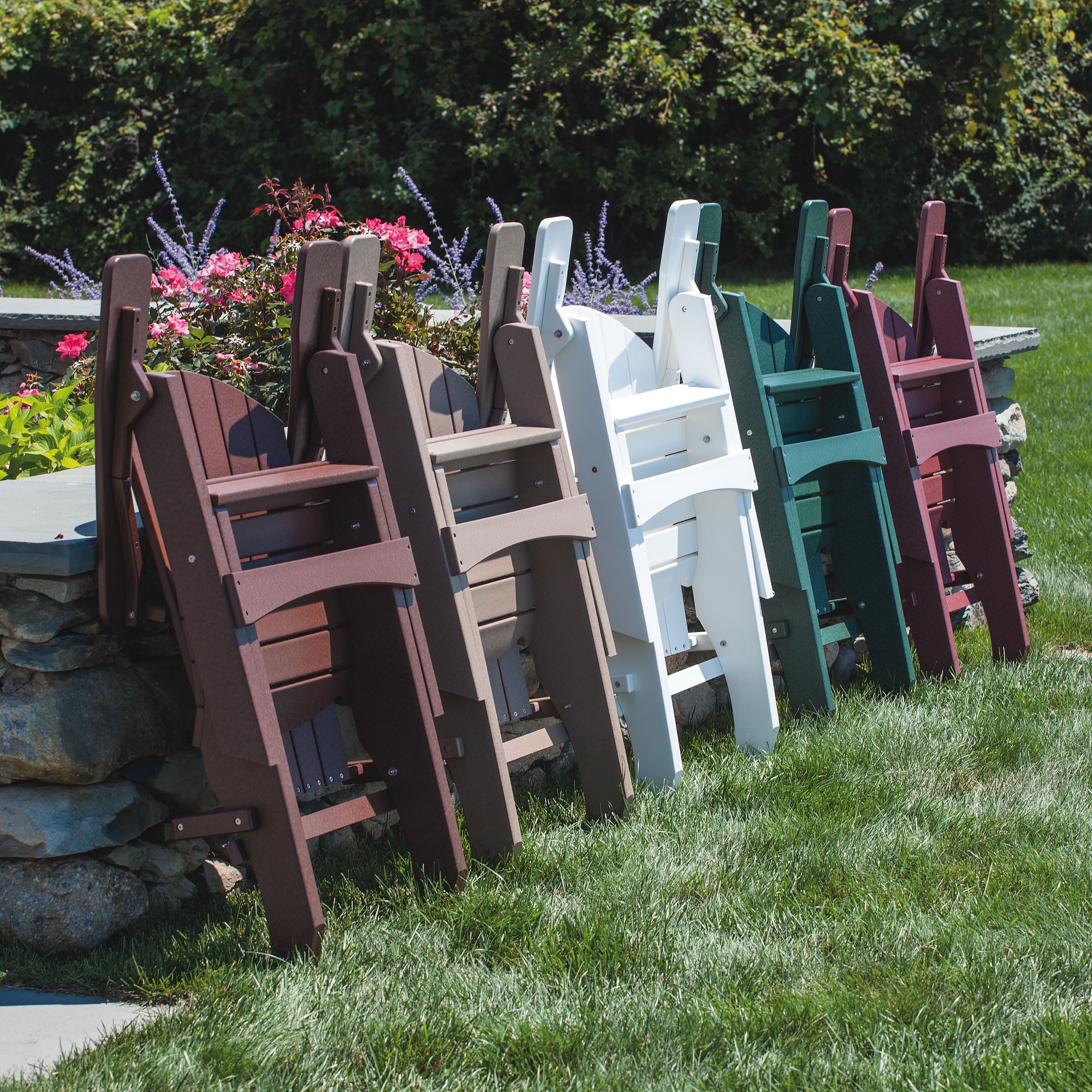 Malibu Outdoor Hyannis Folding Adirondack Chair