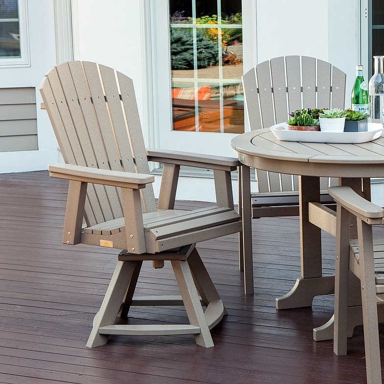 Malibu Outdoor Hyannis Dining Swivel/Rocker Chair