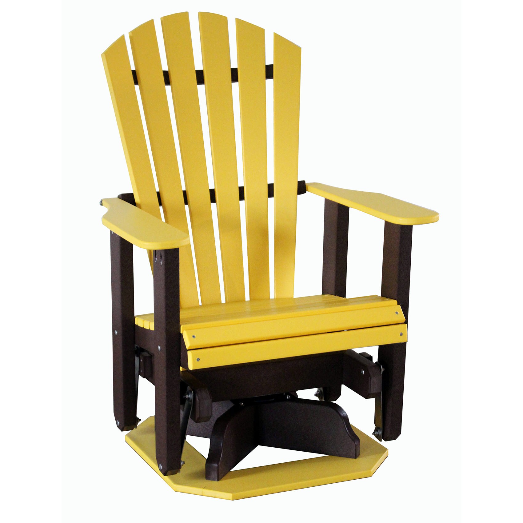 Indiana Amish Poly Beachcrest Swivel Glider