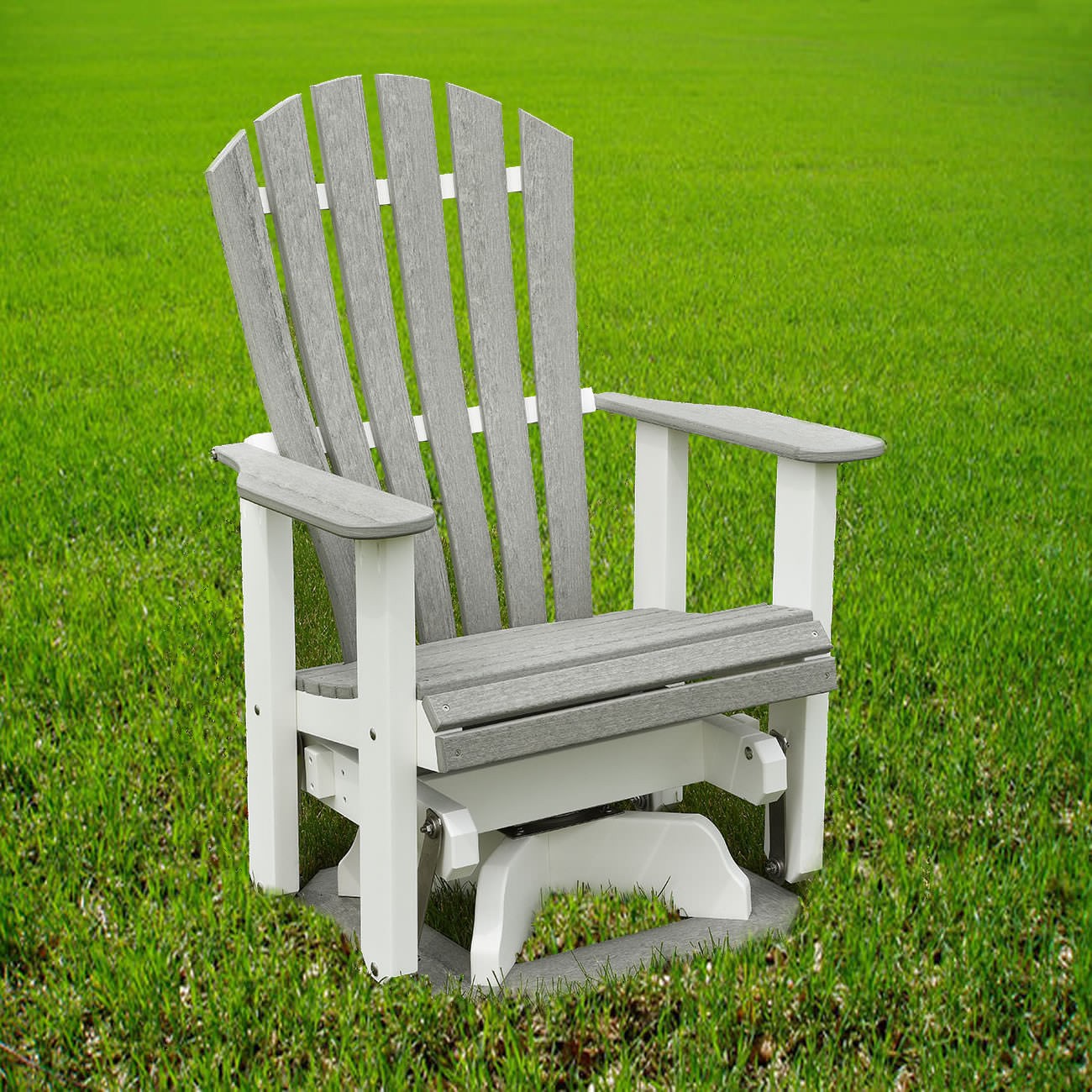 Indiana Amish Poly ComfoWave Swivel Glider