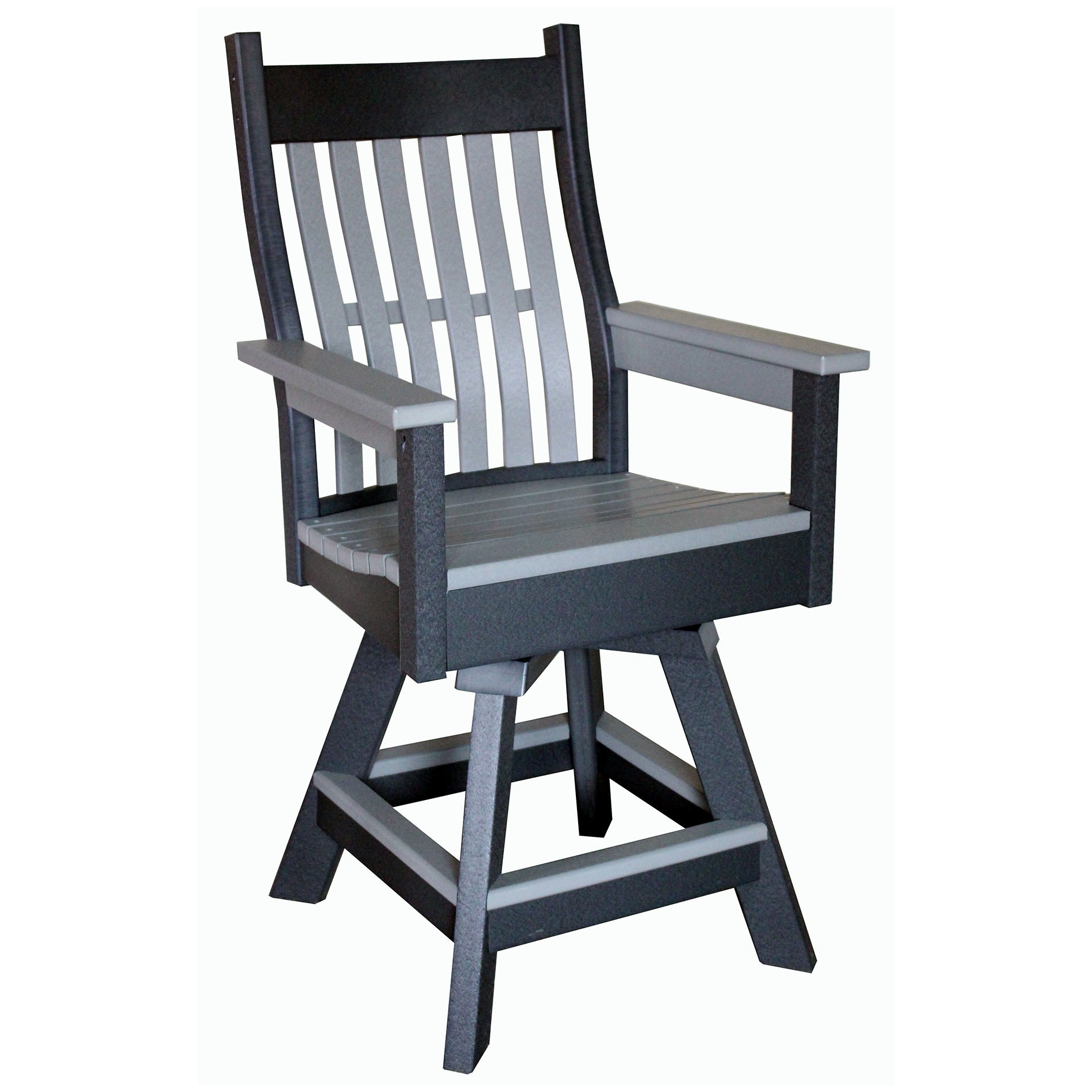 Indiana Amish Poly Rexford Swivel Counter Chair