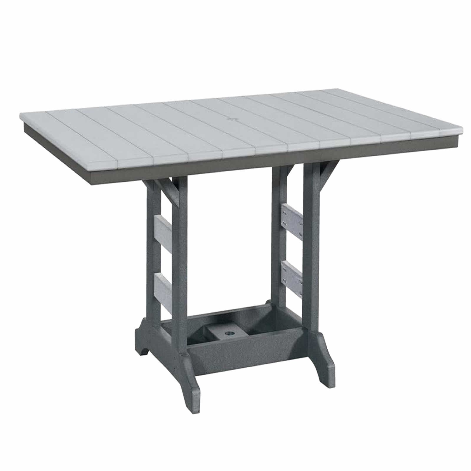 Indiana Amish Poly 42in x 64in Rectangle Bar Table