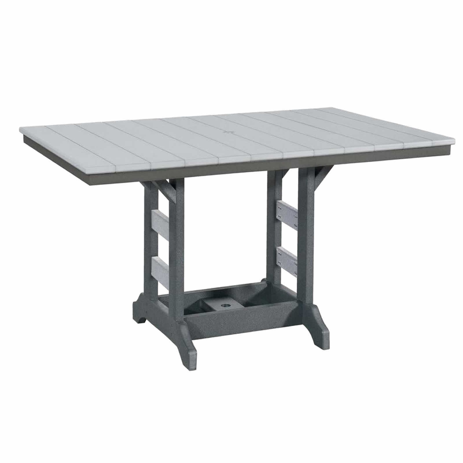 Indiana Amish Poly 42in x 64in Rectangle Balcony Table