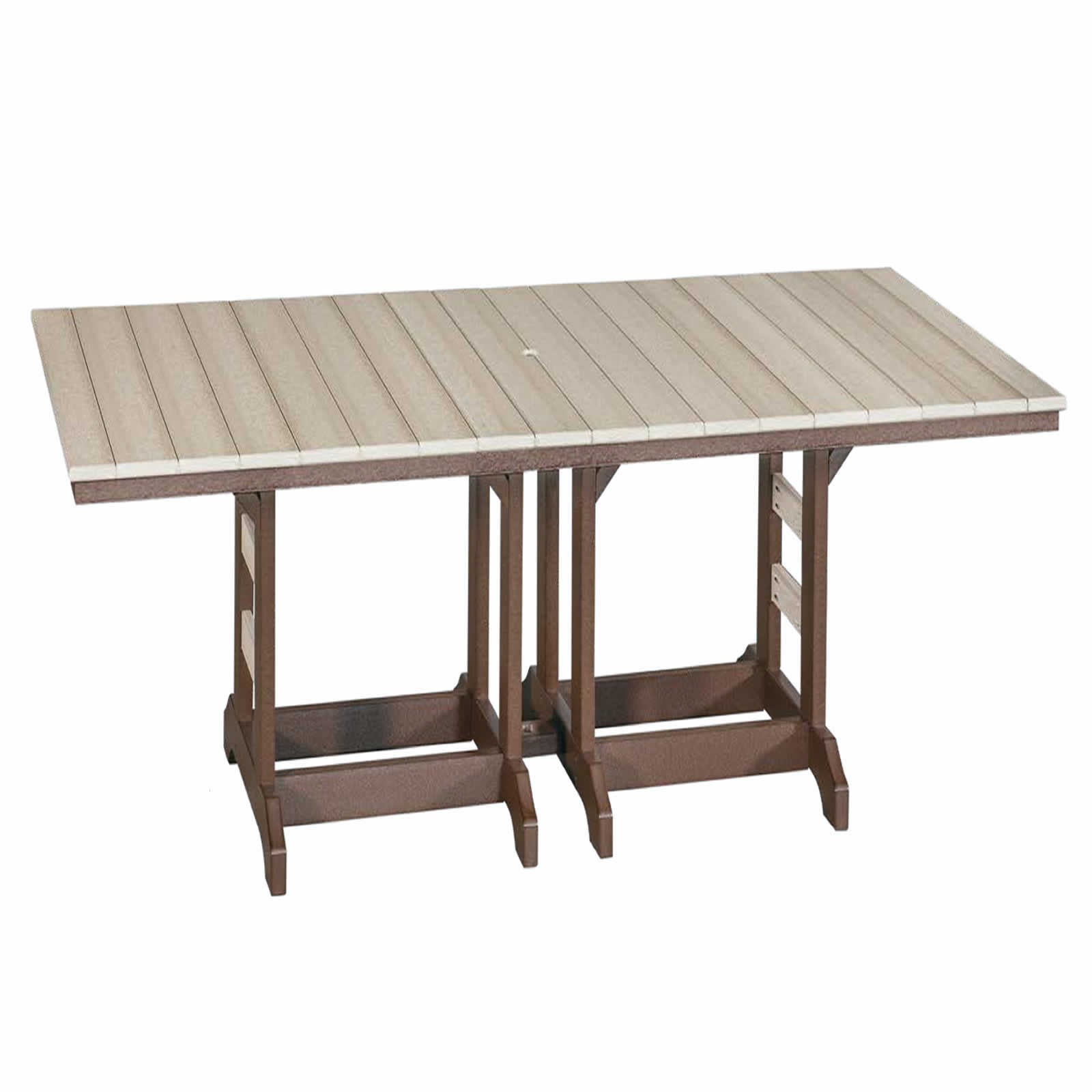 Indiana Amish Poly 42 x 96 Bar Table