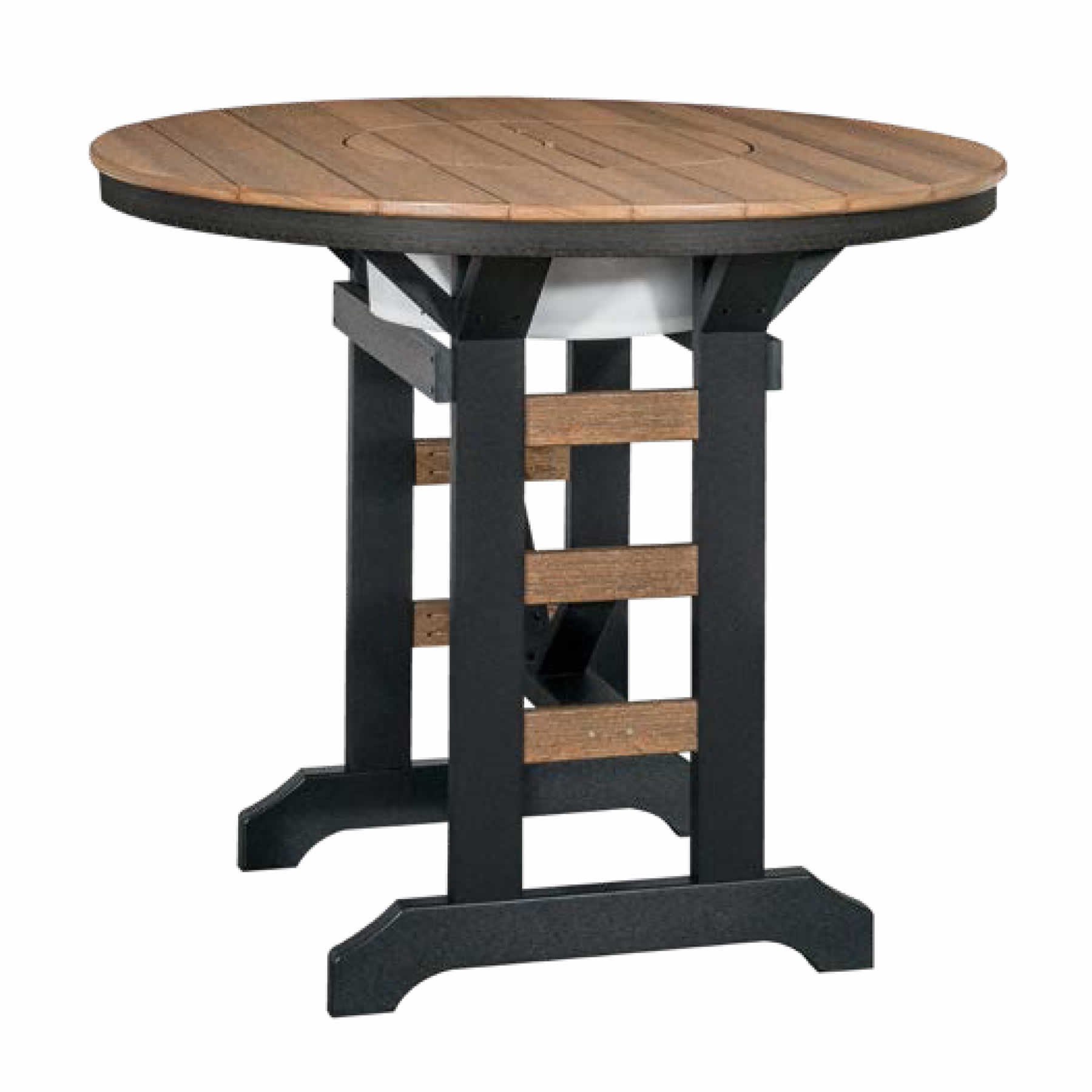 Indiana Amish Poly 48in Counter Table w Party Bowl