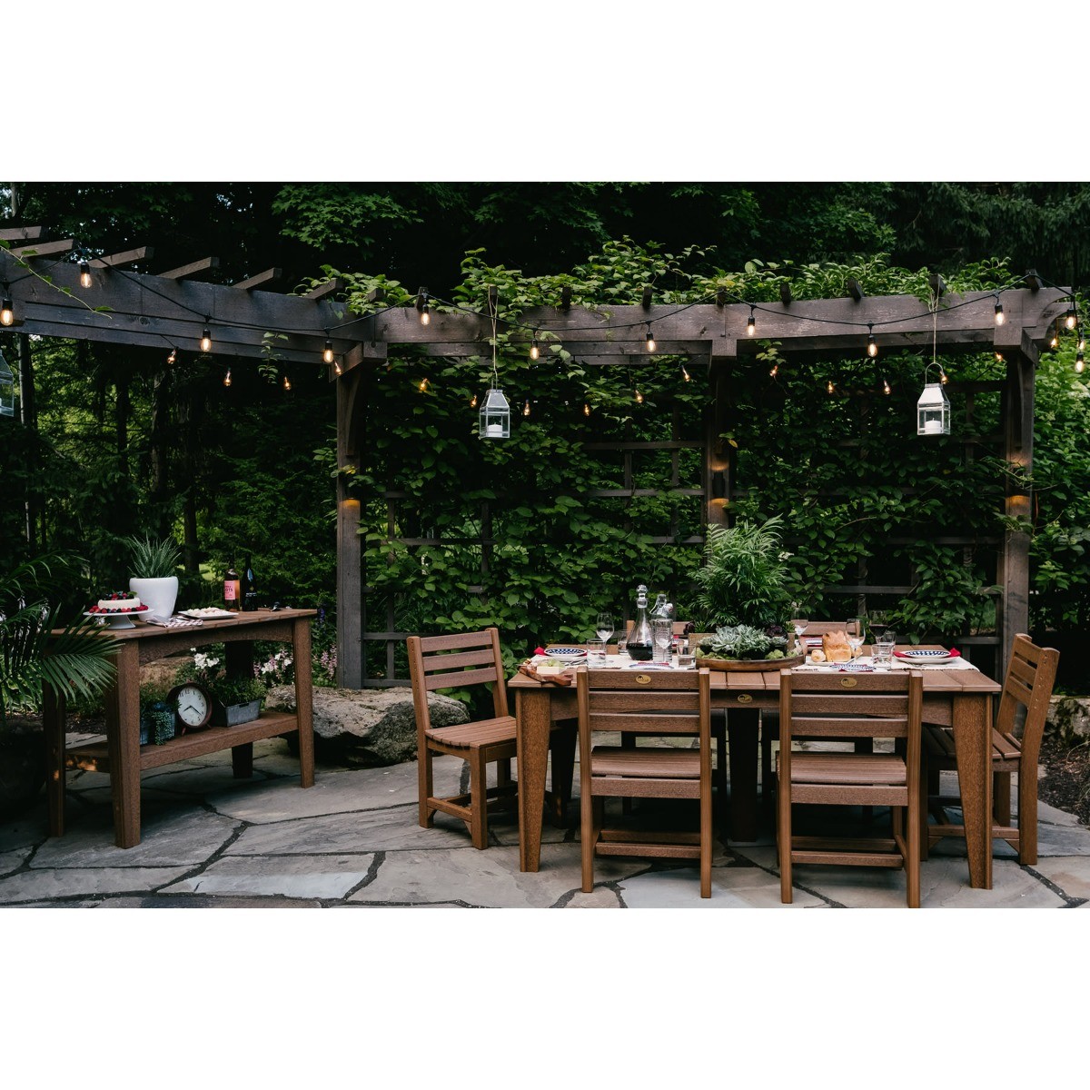 Luxcraft Island 7 pc Dining Set