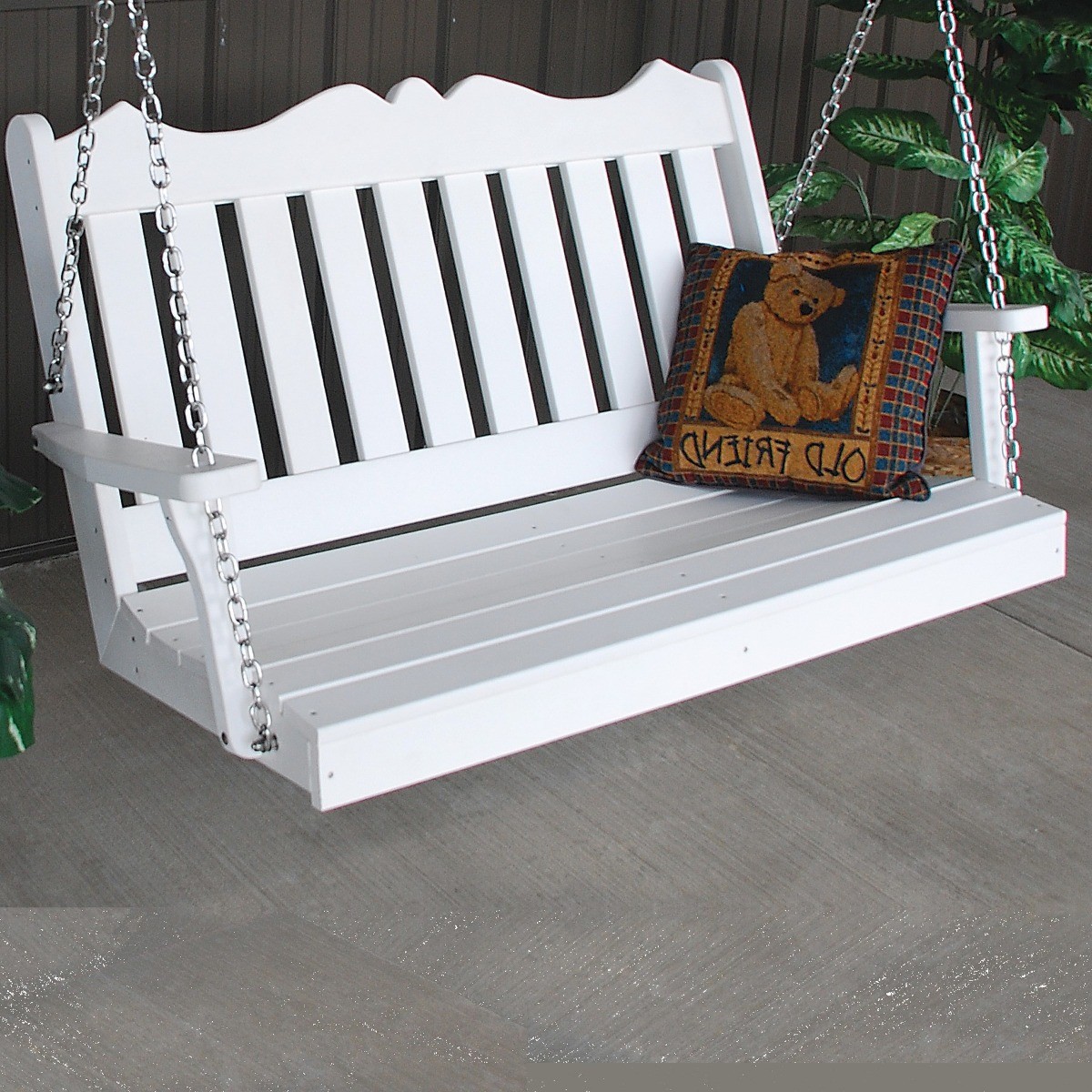 A&L Furniture 5 ft Poly Royal English Swing