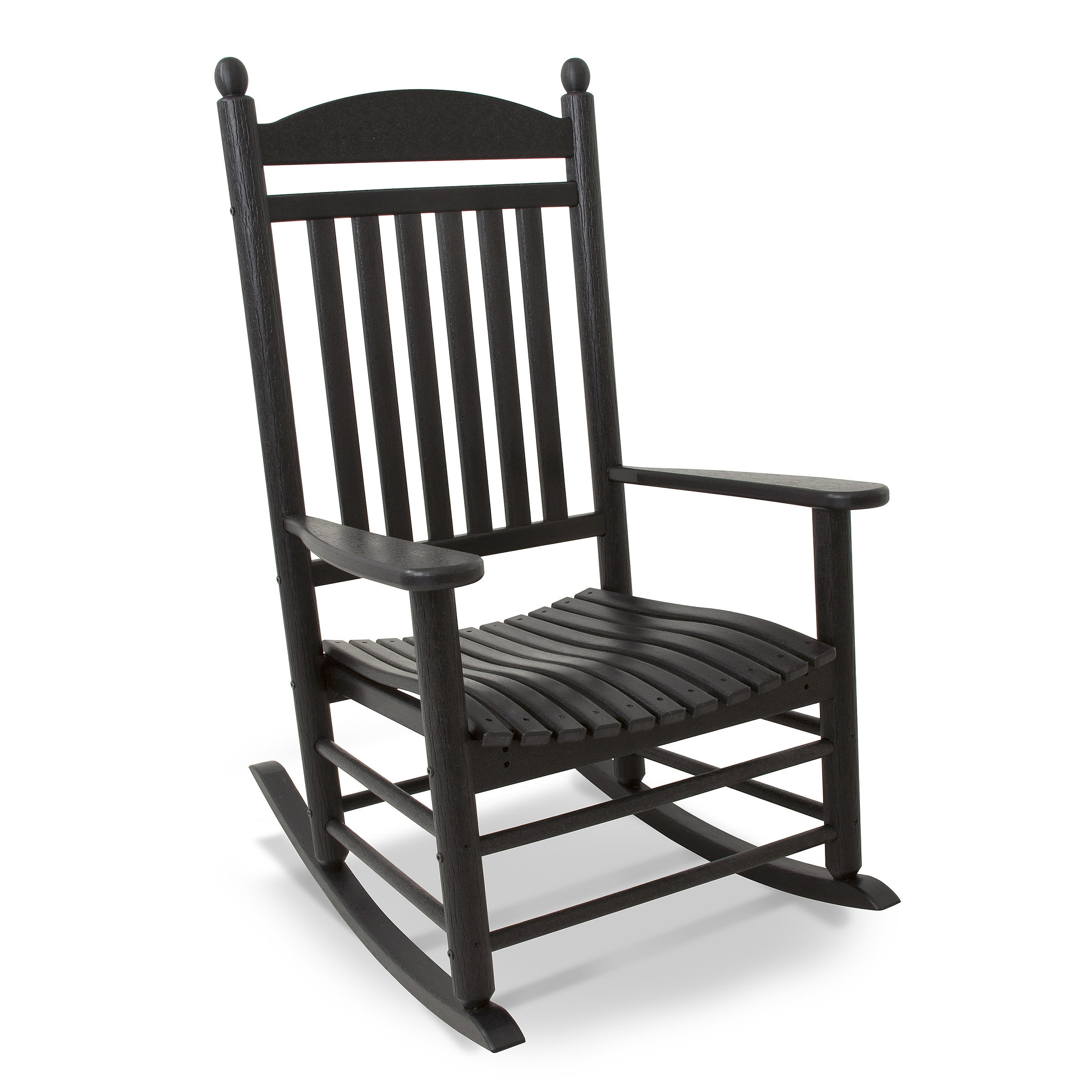 POLYWOOD Jefferson Rocker Set - Shown in Black