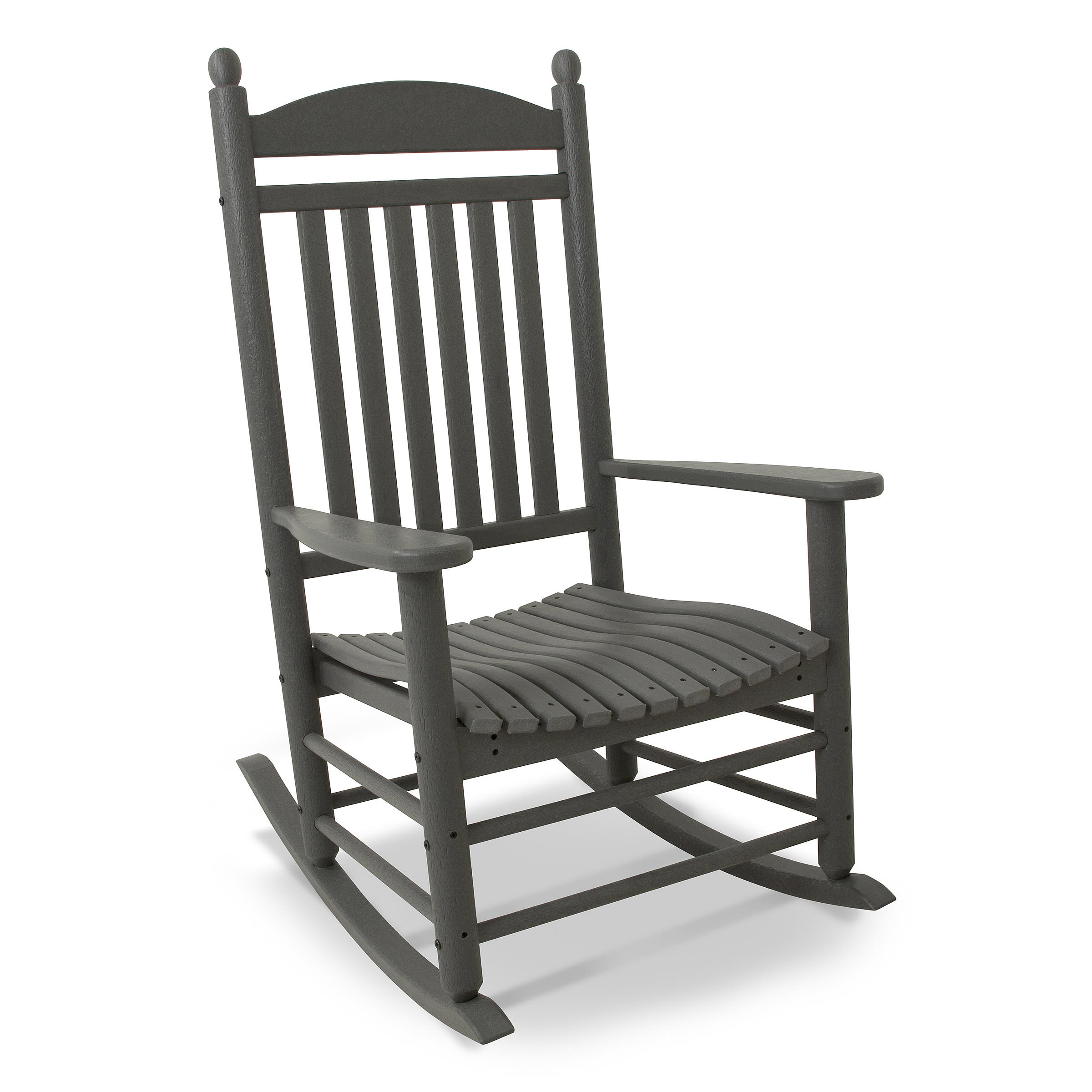 POLYWOOD Jefferson Rocker Set - Shown in Slate Gray