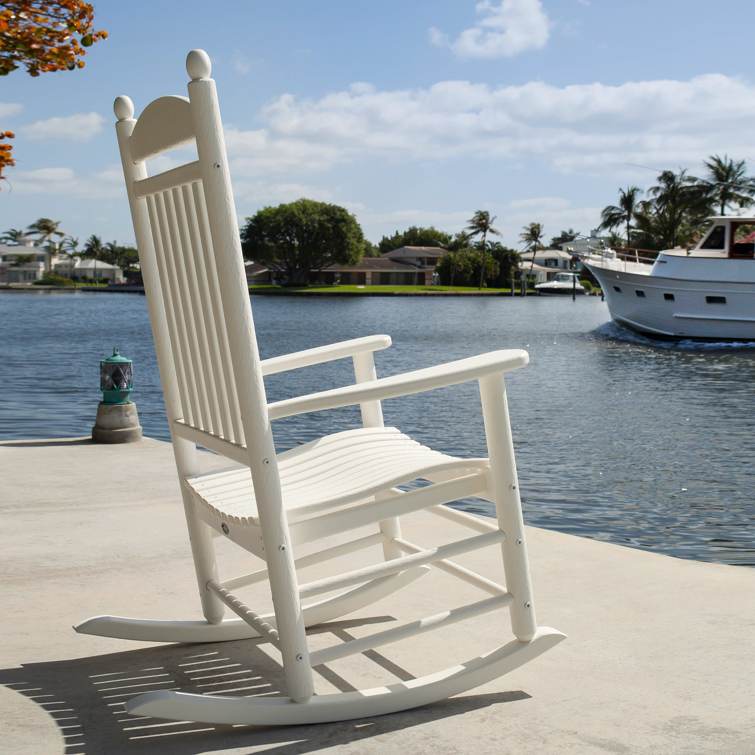 POLYWOOD Jefferson Rocker Set - Shown in White