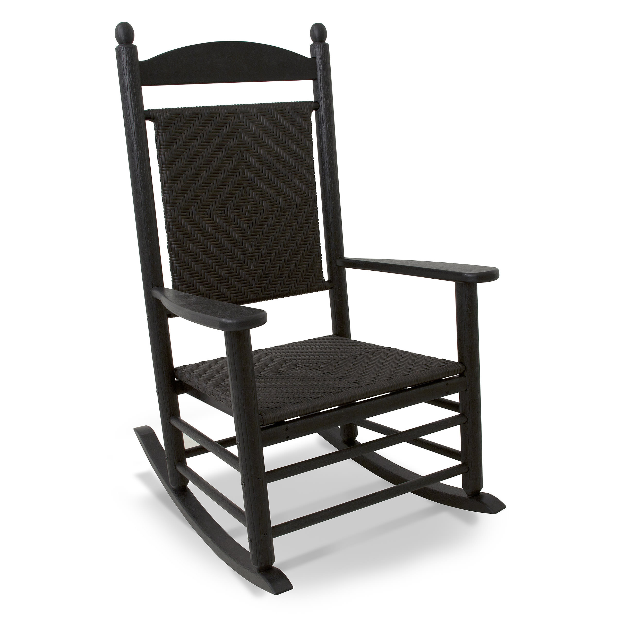 Tigerwood Weave - Black Frame