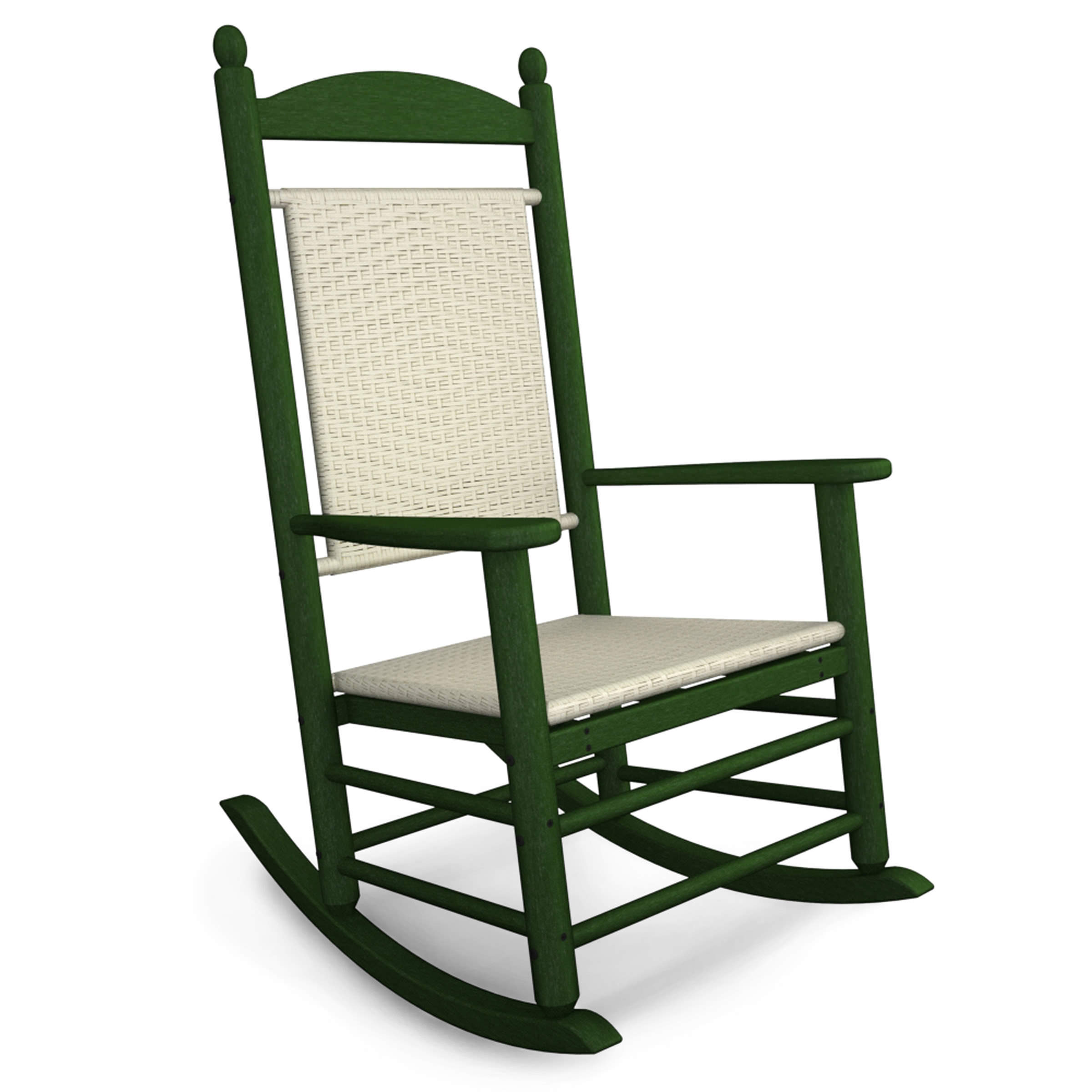 POLYWOOD Jefferson Woven-Back Rocker