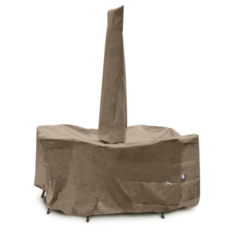 KoverRoos III Round/Square Dining Set Cover w/ Umbrella Hole