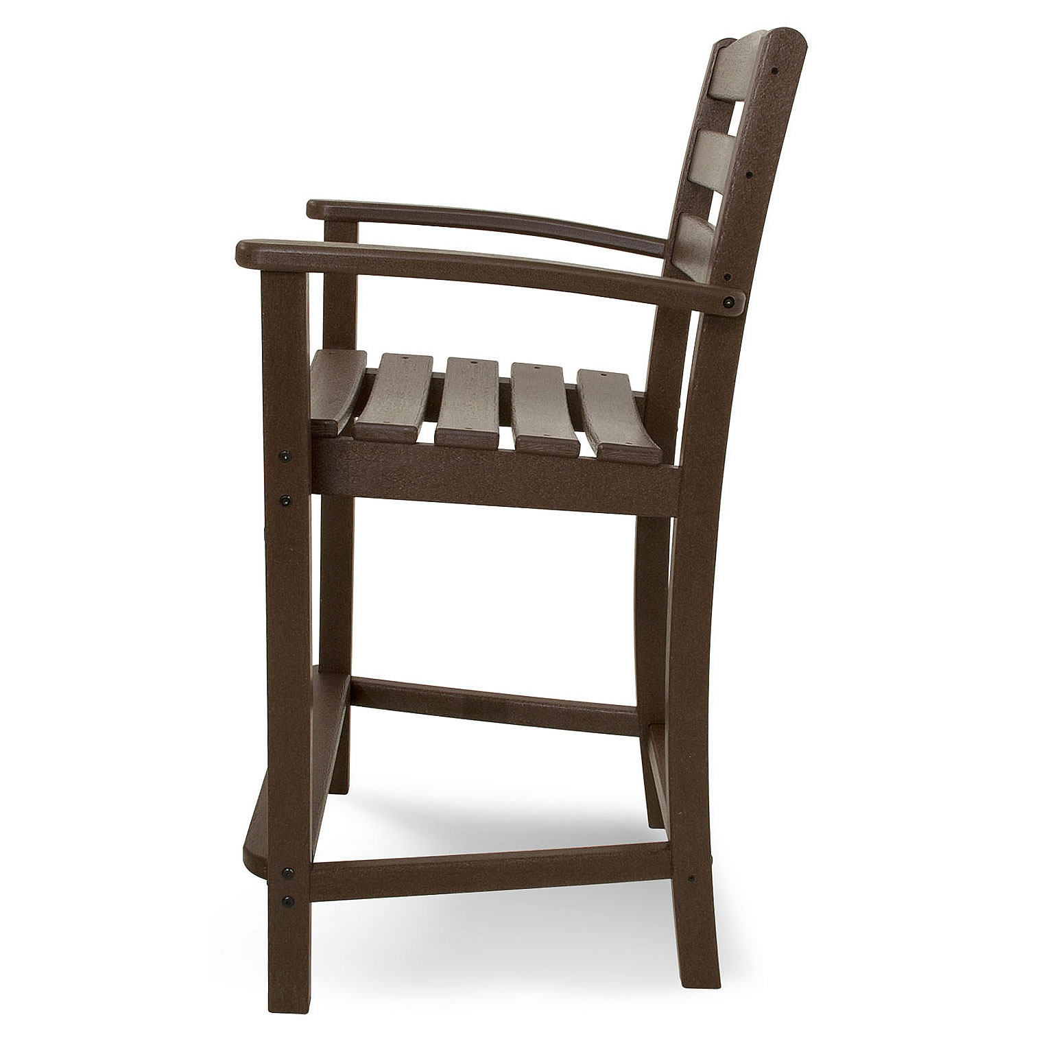 POLYWOOD® La Casa Cafe Counter Arm Chair