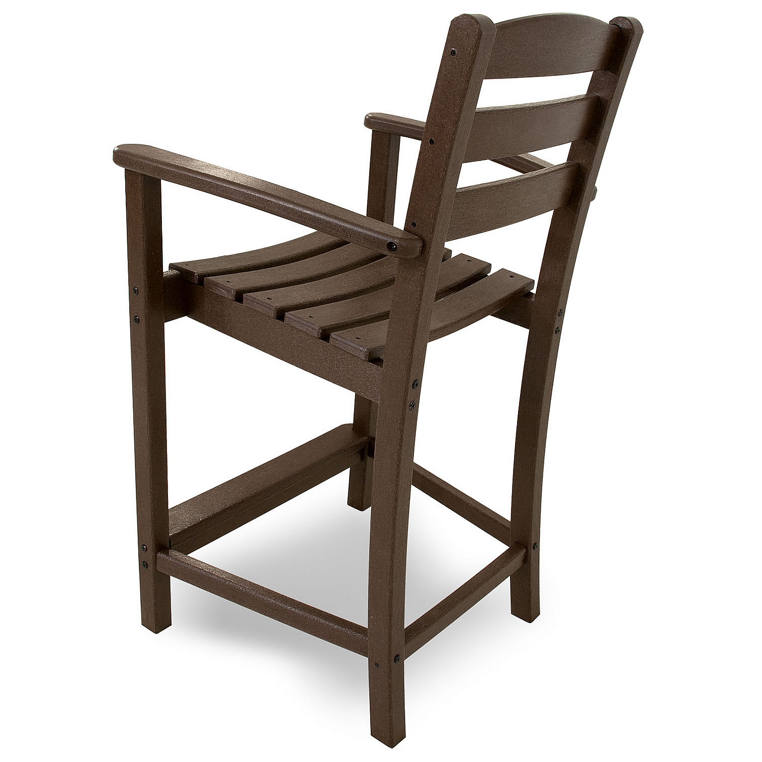 POLYWOOD® La Casa Cafe Counter Arm Chair