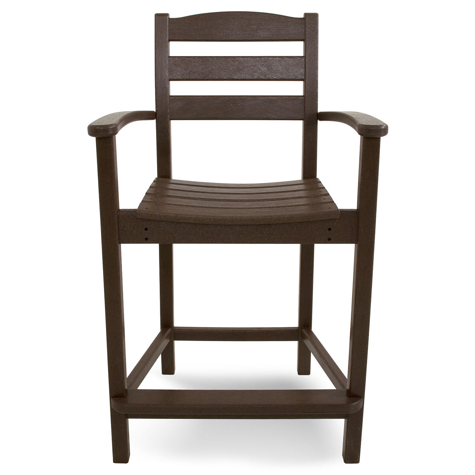 POLYWOOD® La Casa Cafe Counter Arm Chair