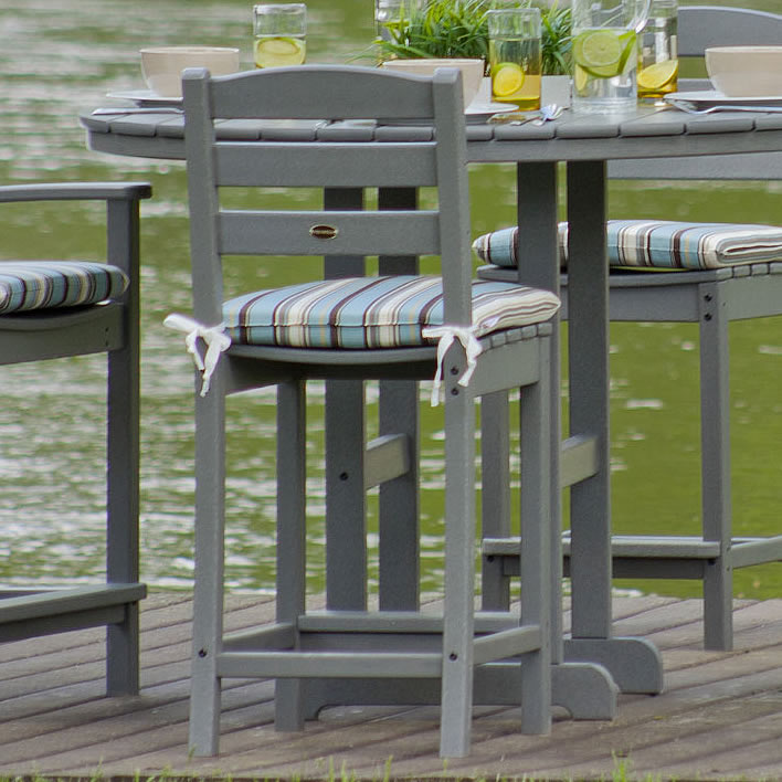 POLYWOOD® La Casa Cafe Counter Side Chair