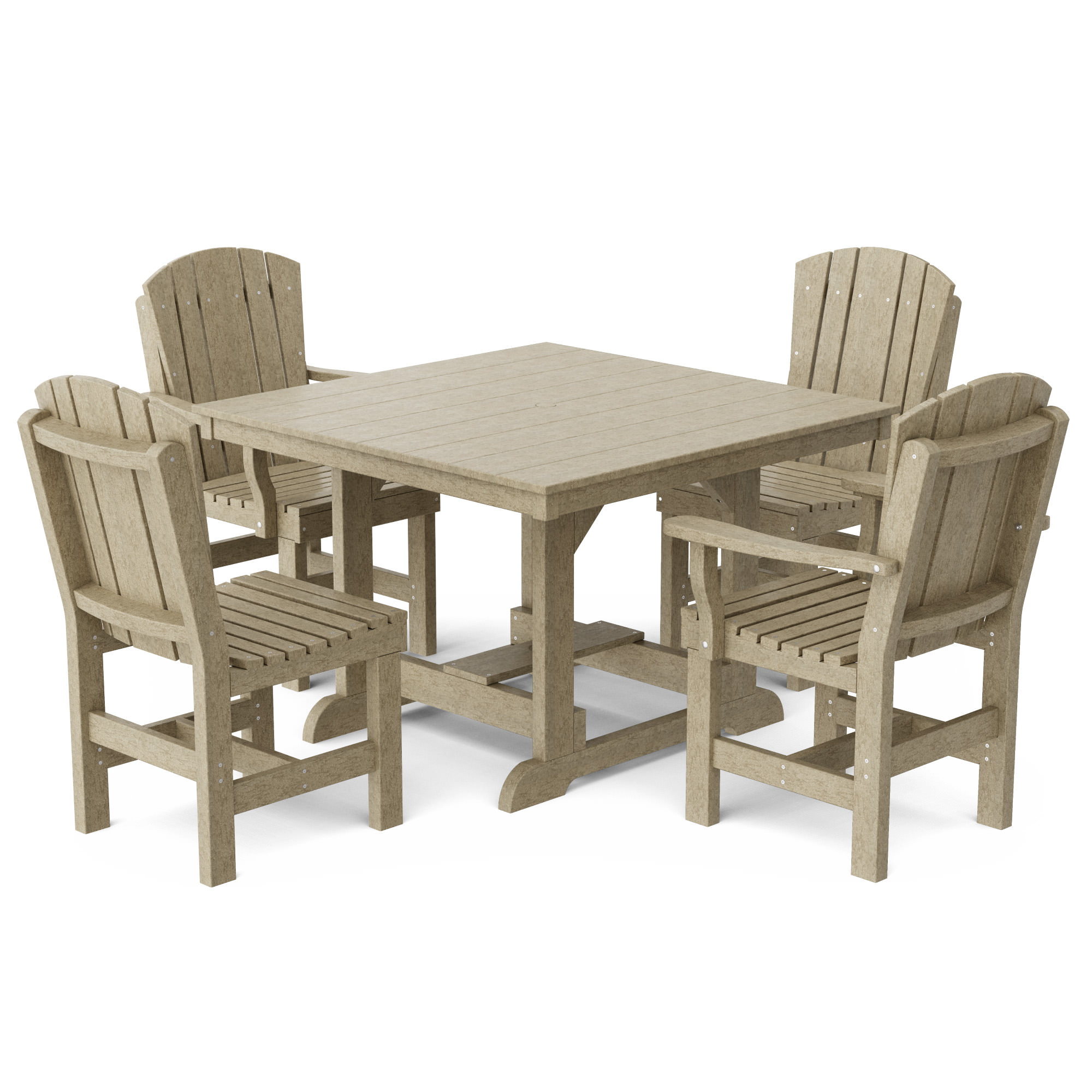 Wildridge Heritage 44 in x 44 in Dining Set